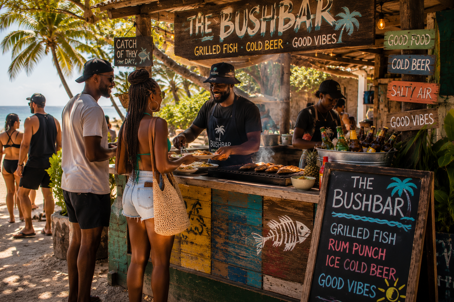 The Bushbar dining atmosphere
